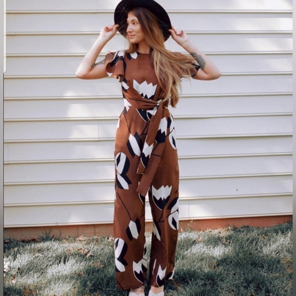 Anthropologie Miranda Jumpsuite size 6 - Picture 1 of 6